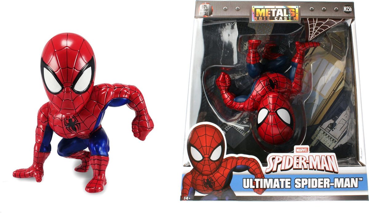 Figure Marvel simba spiderman metallo (15 cm)