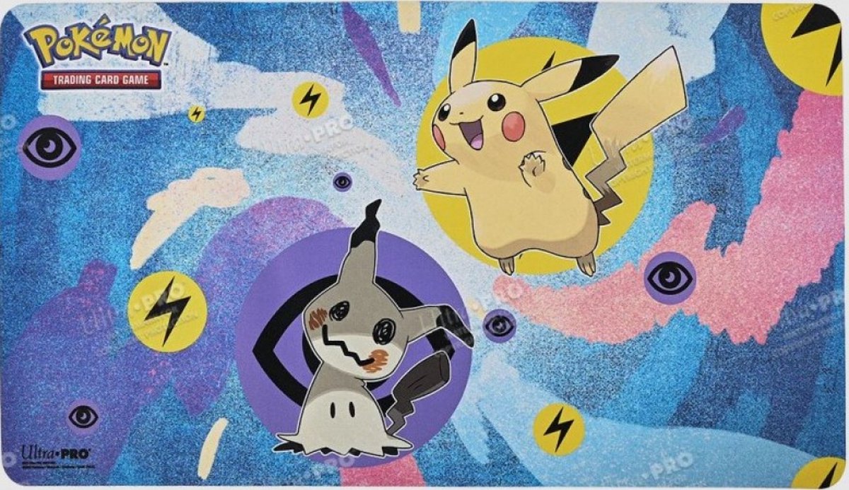 Tappetino da gioco Ultrapro ultra pro - pokémon tcg - pikachu e mimikyu