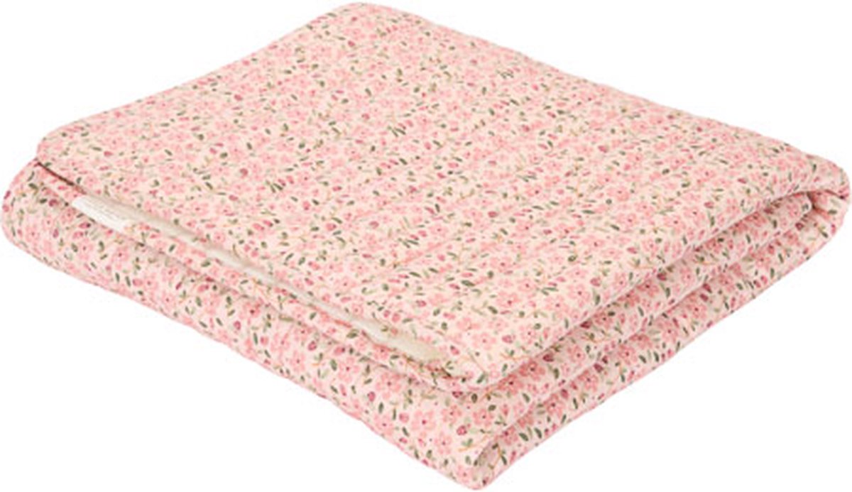 Piccola coperta per presepe olandese - rosa - giardino fatato - floreale fatato