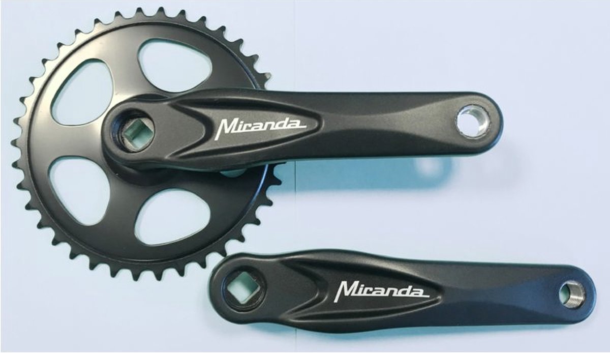 Miranda Cranket Alfa 1, 38T 3 32 "170 mm negro