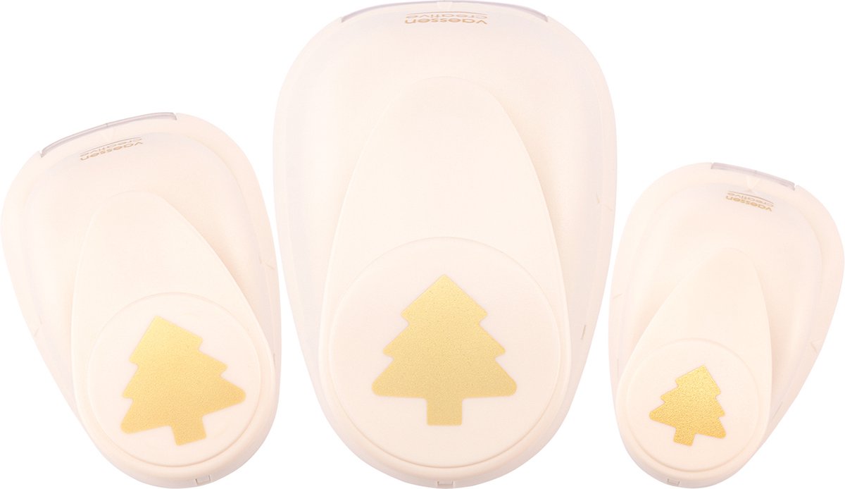 Vaessen creative • set di figurine per alberi di Natale 3 pz.