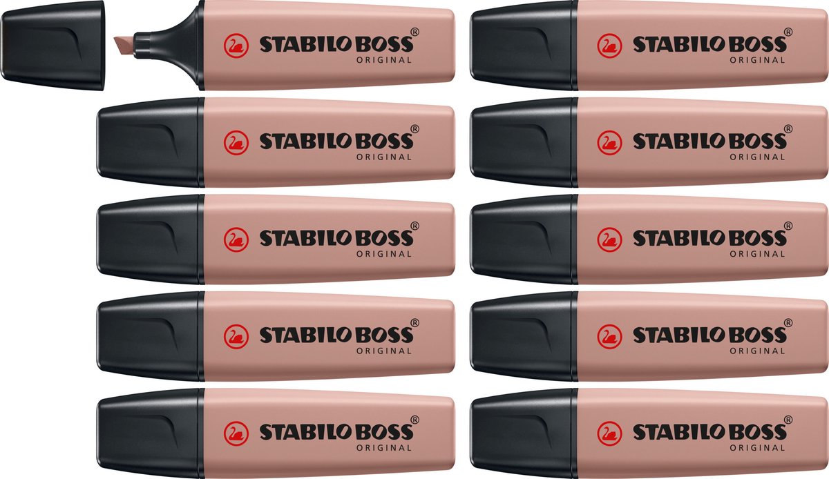 Stabilo boss original - markeerstift - amber - doos 10 stuks