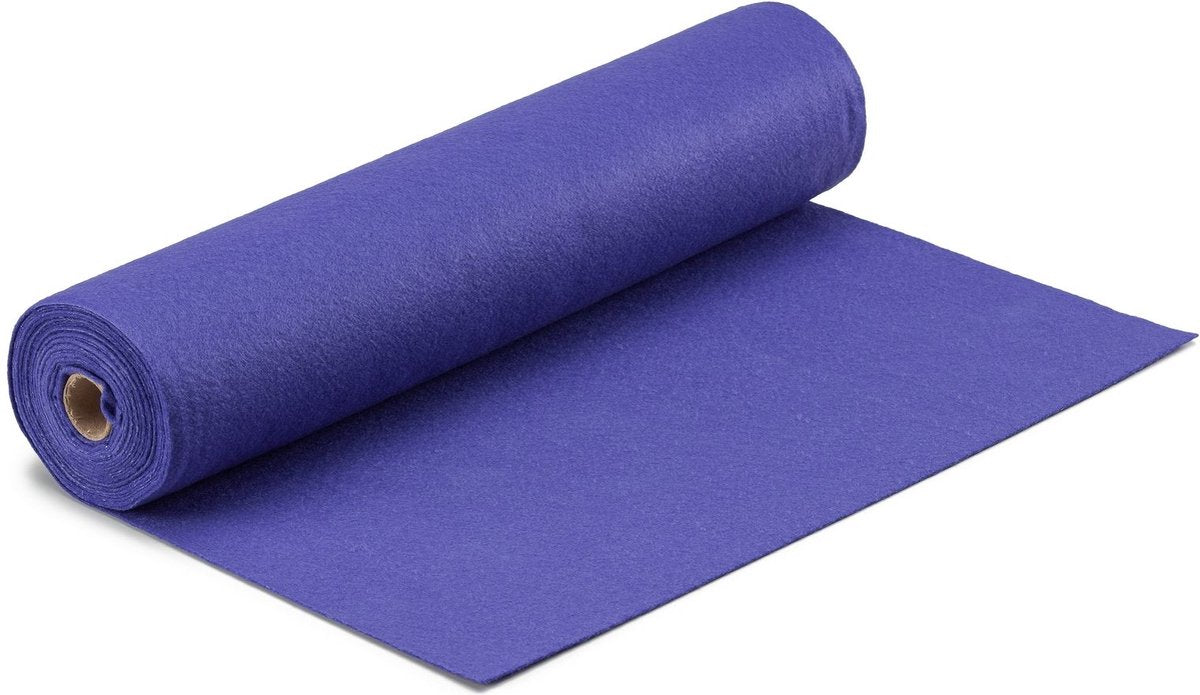 Vaessen creative fieltro en rollo - violeta - 1 mm - 45 cm x 5 m