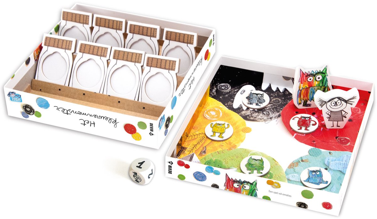 Asmodee vaca espacial, el monstruo de colores - es.