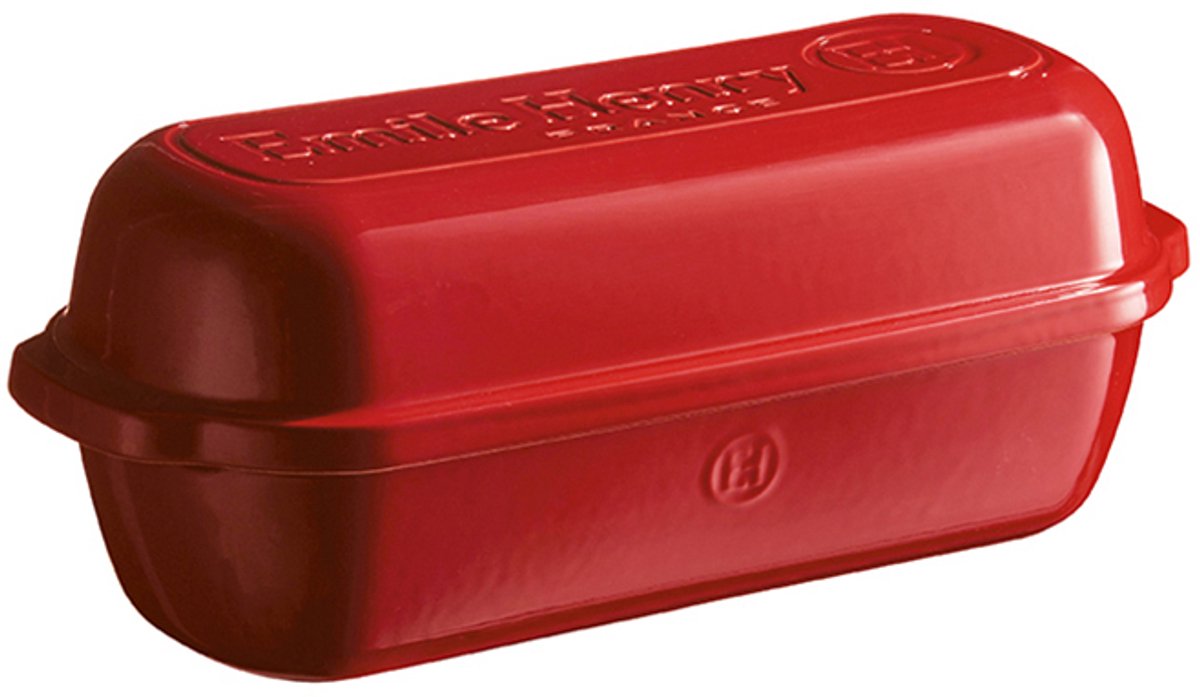 Emile henry broodbakvorm groot e-box - 395x160x150m - grand cru