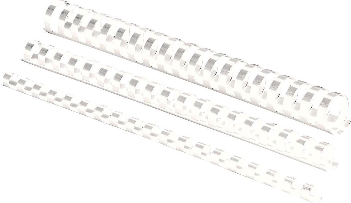Pack 50 canutillos blanco 5348204 compañeros plastico a4 25mm