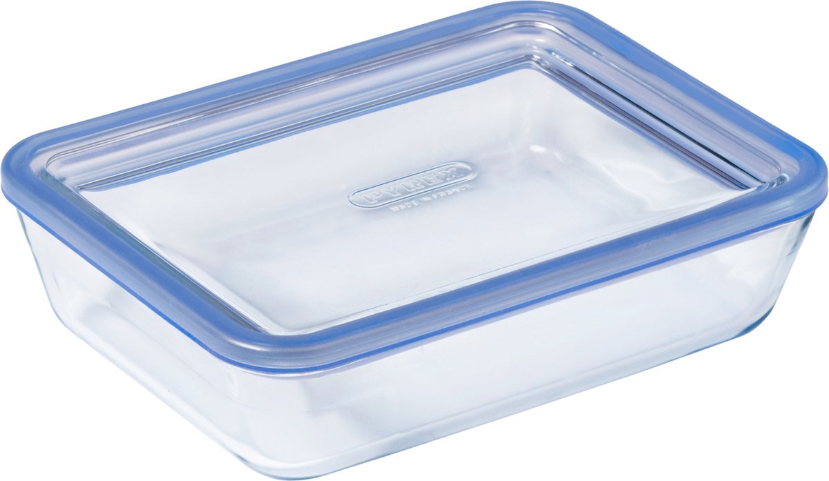Fuente para hornear rectangular de vidrio puro Pyrex 0,8 litros
