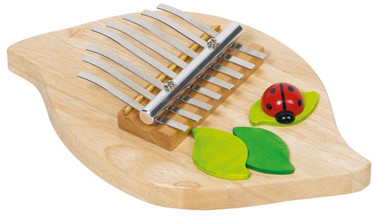 Goki kalimba - coccinella - l22cm - legno - 5 anni