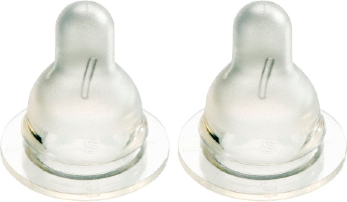 Difrax natural flessenspeen - small - 0+ maanden - 2 stuks