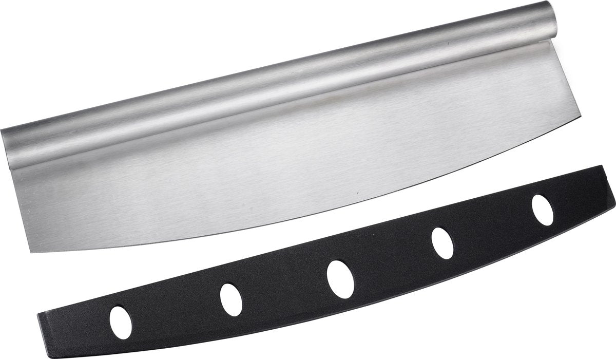 Westmark cuchillo basculante para pizza easy - cuchillo basculante para pizzas, ideal para cortar sin esfuerzo pizza o tarta flambeada - acero inoxidable, pp