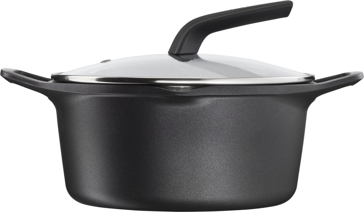 Tefal robusto - padella - ø24 cm - compreso coperchio - induzione - resistente