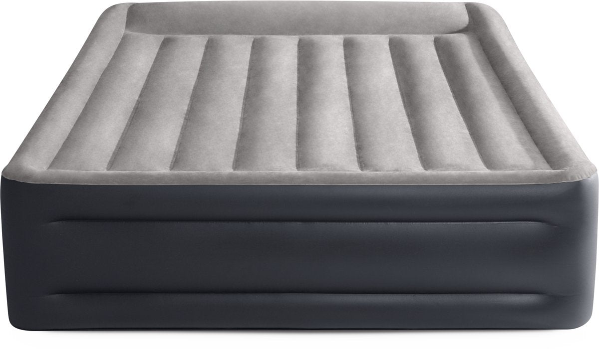 Intex queen deluxe pillow rest luchtbed met ingebouwde pomp - 203x152x42 cm