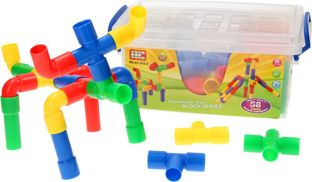 Building Tubes in Storage Box, 58dlg