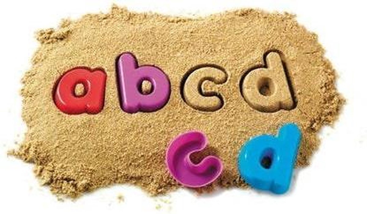 Risorse didattiche Alfabeto con forme di sabbia - minuscolo - 3+