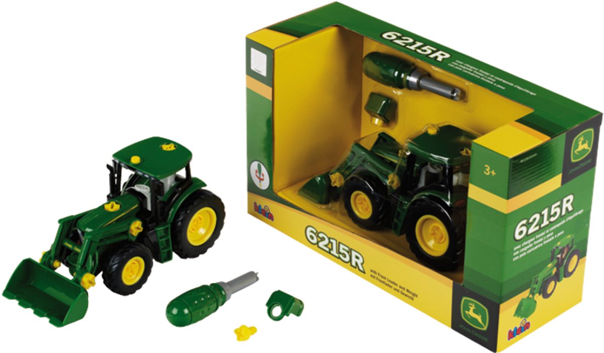 Theo Klein John Deere Tractor con caricatore anteriore