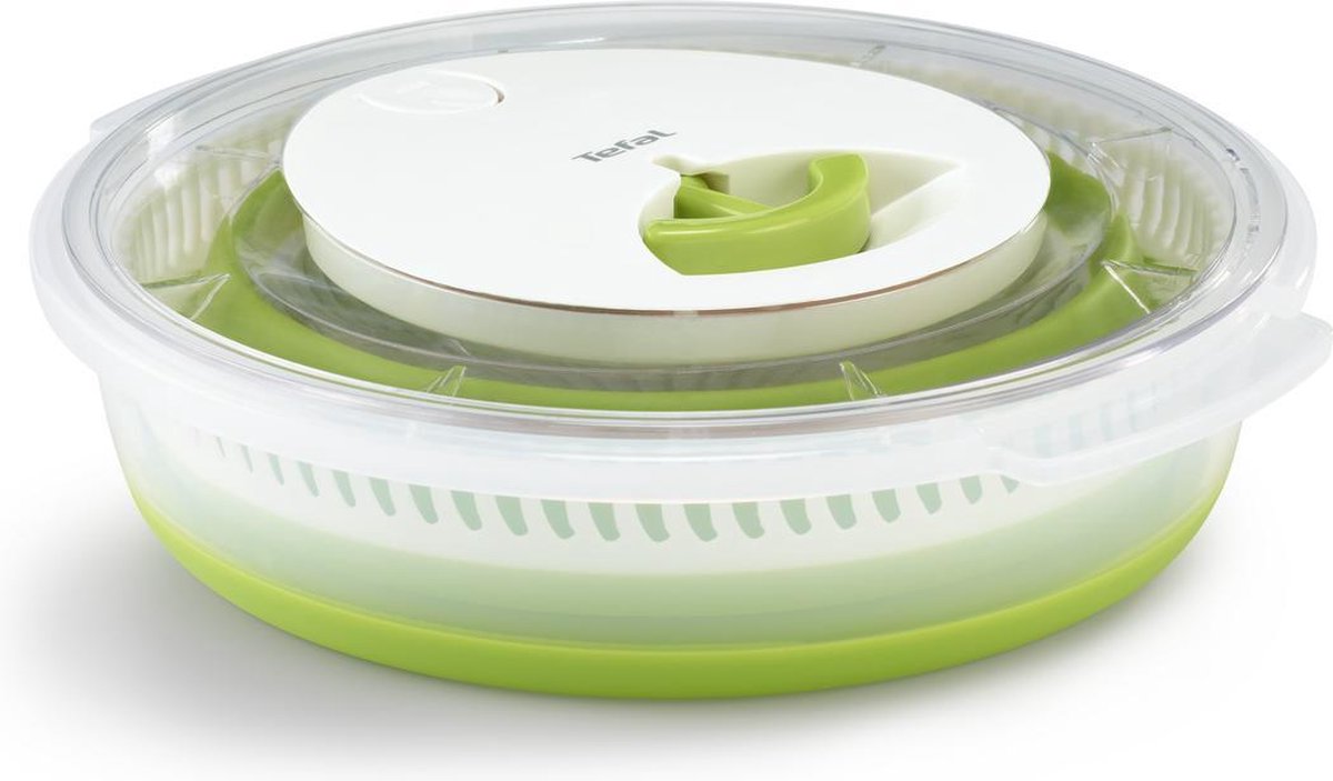 Escurridor de ensalada plegable Tefal - 4l - 28 cm - compacto - fácil de limpiar