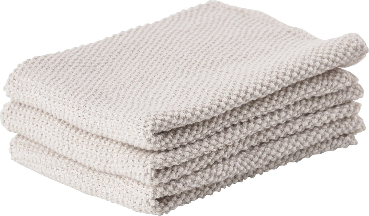 Panni Zone Danimarca 27 x 27 cm 3 pezzi grigio caldo