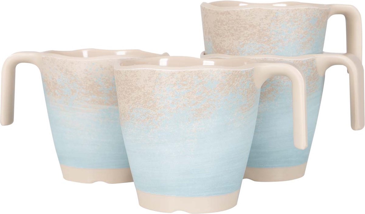 Tazza Gimex linea stone - beige - 300 ml - 4 pezzi
