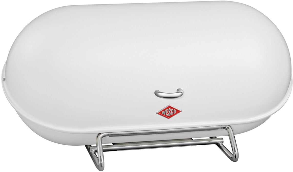 Wesco breadboy bread bin | 12 liters | metal - matt white | bread storage box