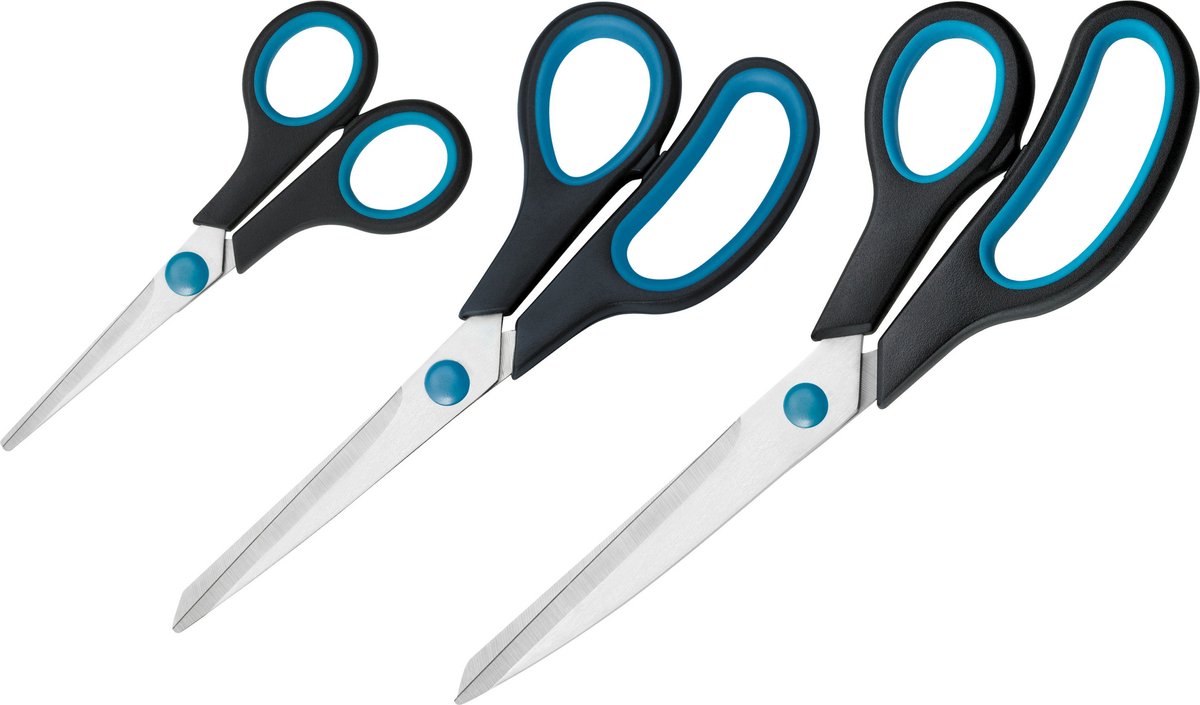 Westcott scharenset - 14 20,1 24,8 cm - easy grip - rvs - ac-e90027