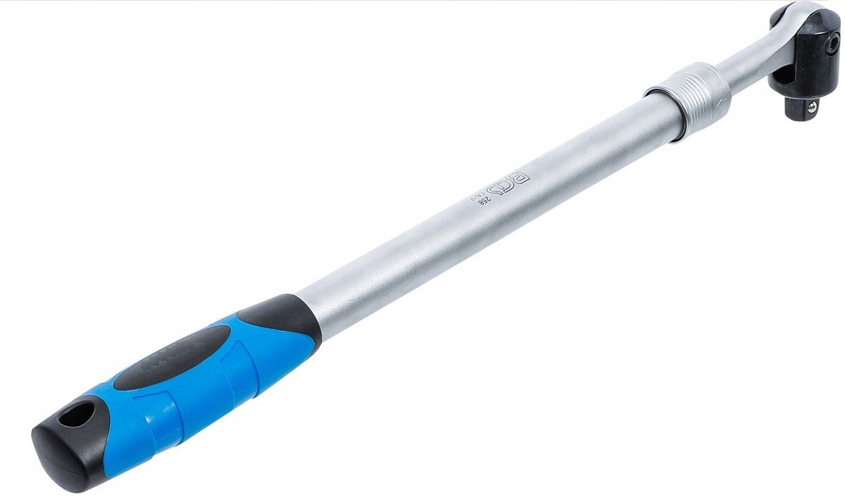 Chiave telescopica Asta Satra da 460 a 610 mm - prolunga con testa inclinabile - chiave a bussola da 1 2 pollici - Satra