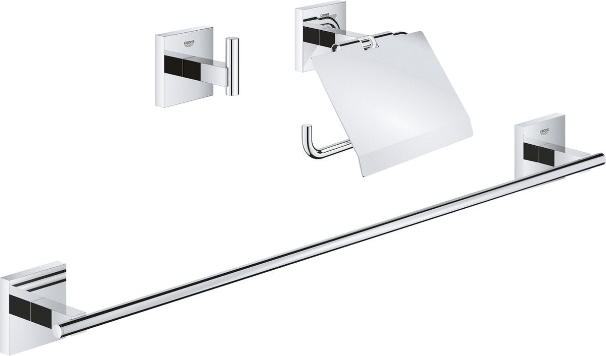 Set accessori Grohe start cube 3-in-1 - cromo 41124000