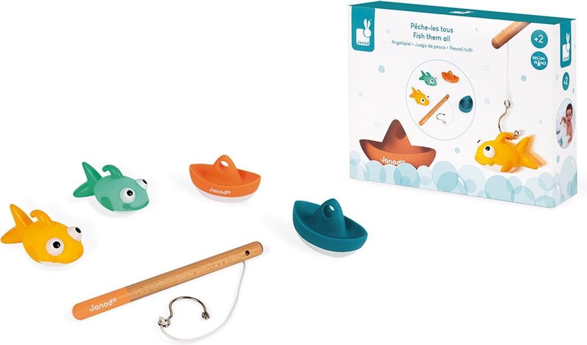 Janod - giocattolo da bagno - gioco di pesca