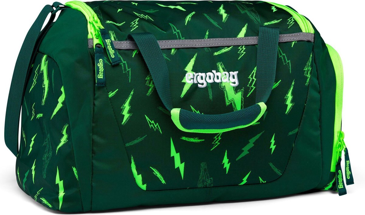 Bolsa de deporte Ergobag bolsa de deporte lumi-edition bärtastic verde oscuro