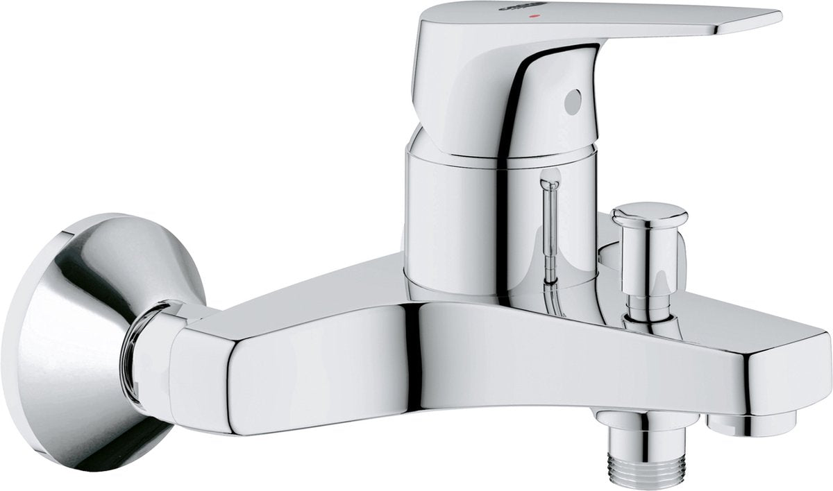 Rubinetto vasca Grohe Quickfix Start Flow - con deviatore e raccordi - cromo
