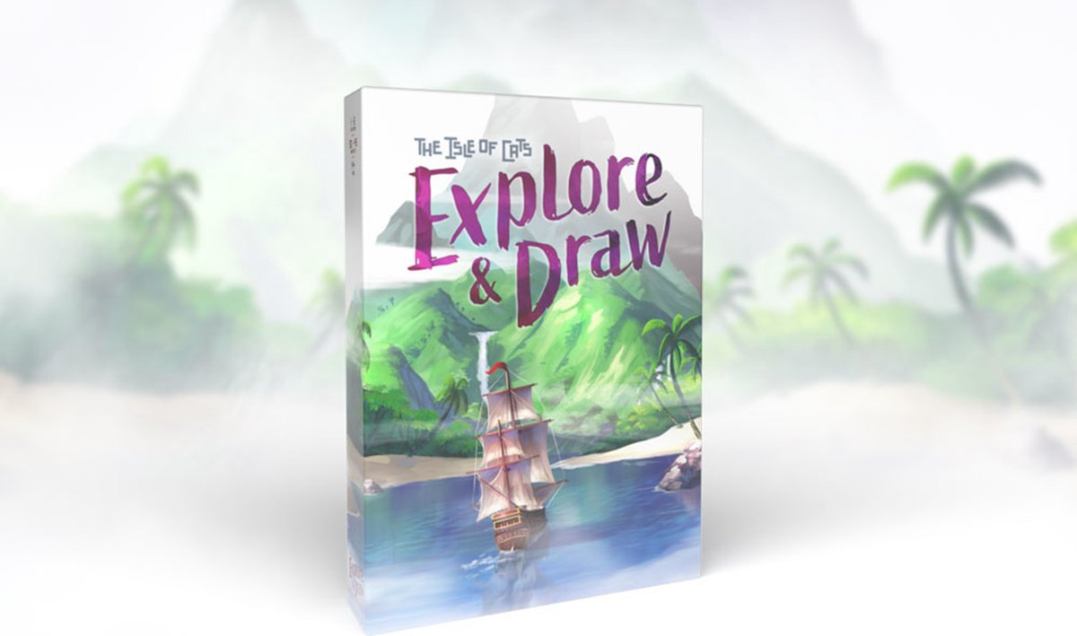 La città dei giochi esplora l'isola dei gatti draw