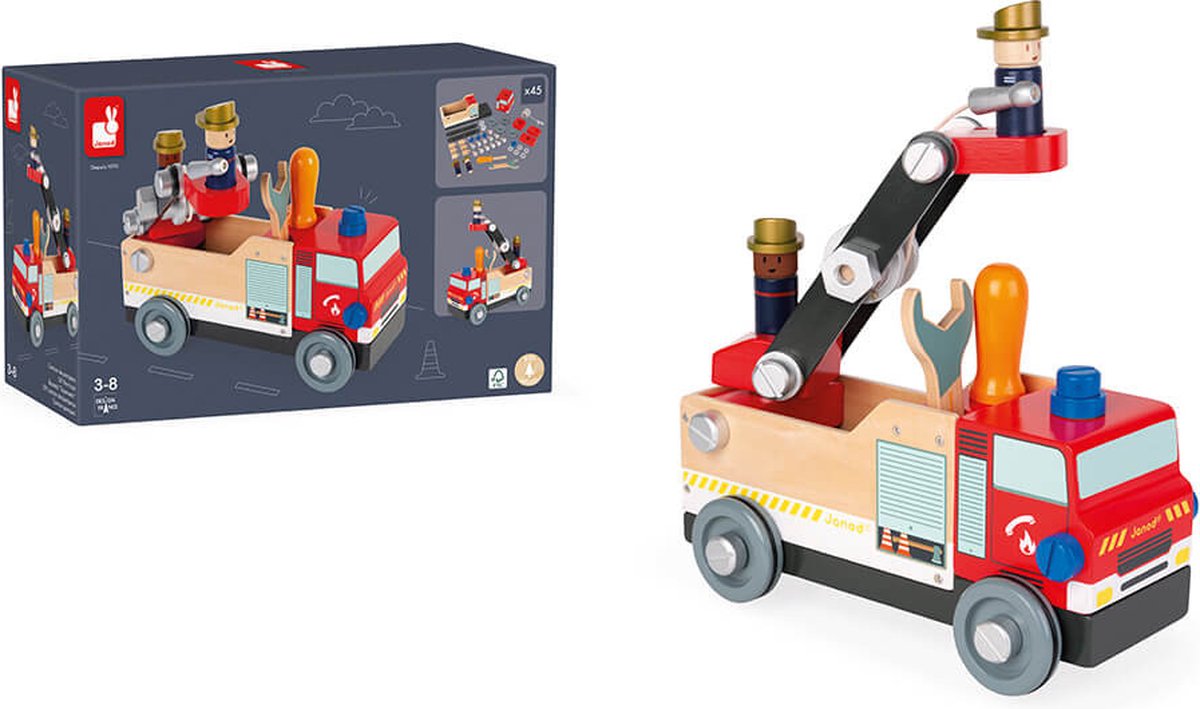Janod - brico'kids - camion dei pompieri