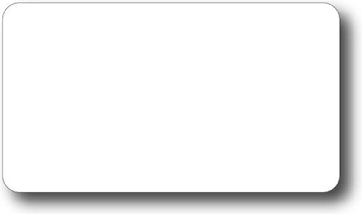 Evolis 500 blanco witte pvc kaarten (bankpasformaat)