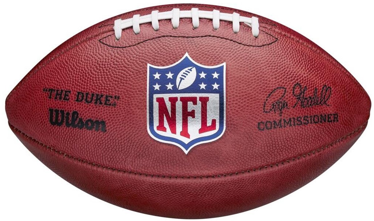 Wilson - nfl - mini - replica - the duke - football americano - marrone argento