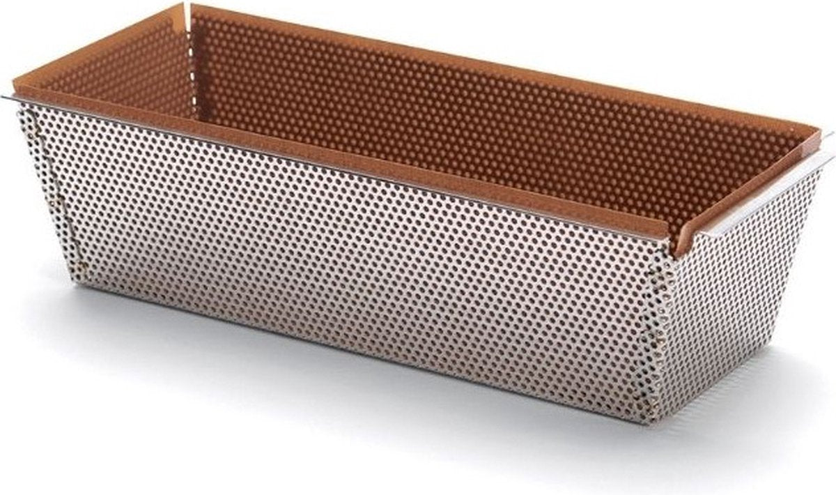 Debuyer de buyer geperforeerde cakevorm met afneembare bodem - rvs - 26cm