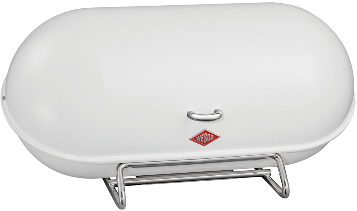 Wesco breadboy broodtrommel | 12 liter | metaal - wit | broodbewaardoos - designed in germany