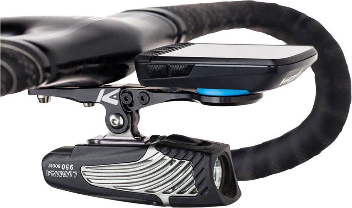 Supporto manubrio combinato integrato K-edge per gopro wahoo elemnt
