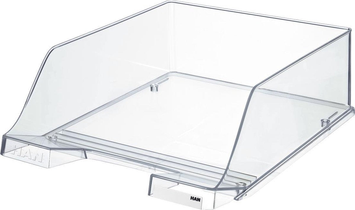 Bandeja para cartas Han xxl cristal, transparente