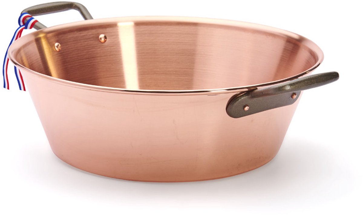 Debuyer de comprador recipiente para mermelada de cobre - recipiente para mermelada - 9l - ø 38cm.