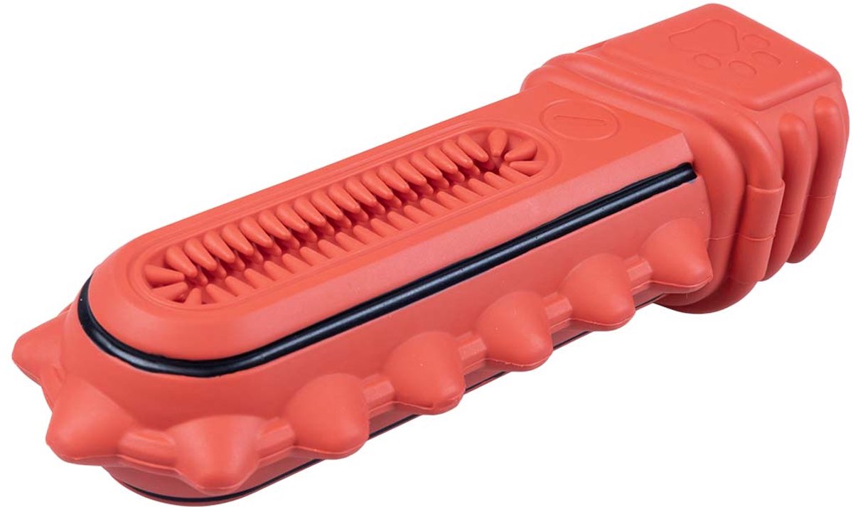 Motosega griplay giocattolo da masticare Duvo plus playtime per cani 20x7x5,5 cm rosso