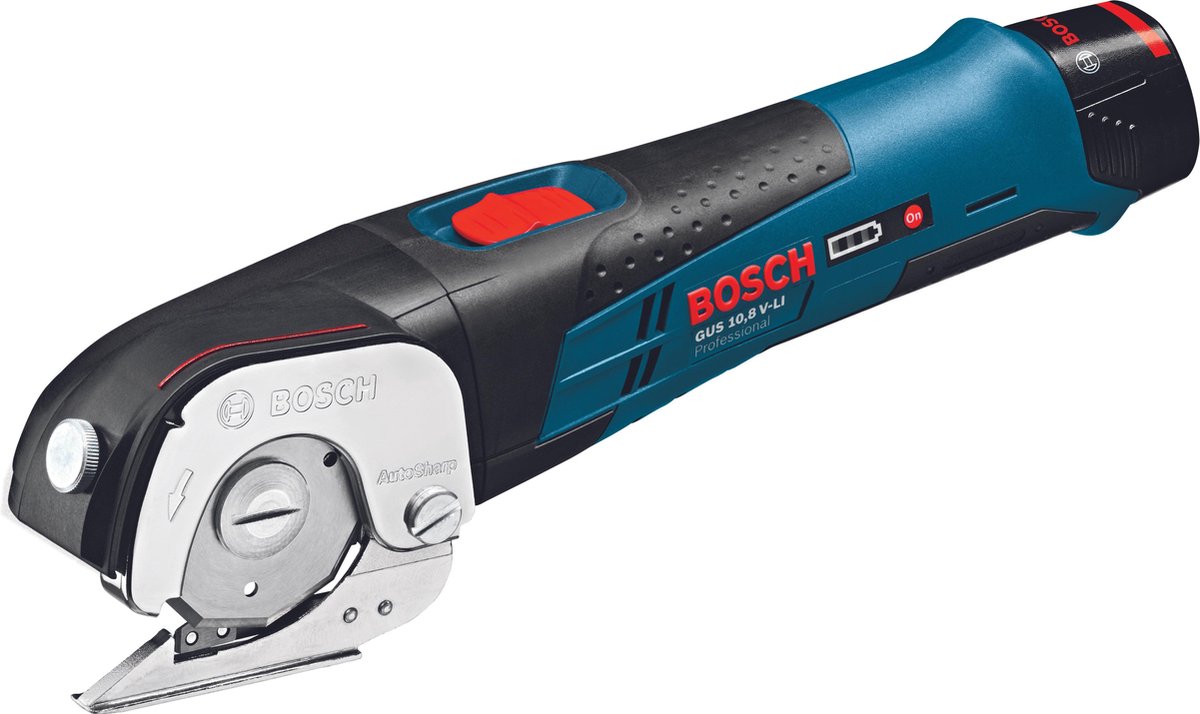 Tijeras universales a bateria bosch gus 12 v-li (sin cargador de bateria)