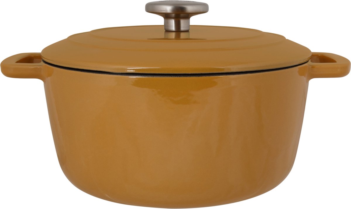 Fontestic acogedor y moderno - sartén - oro ámbar - ø 24cm x 11,6cm