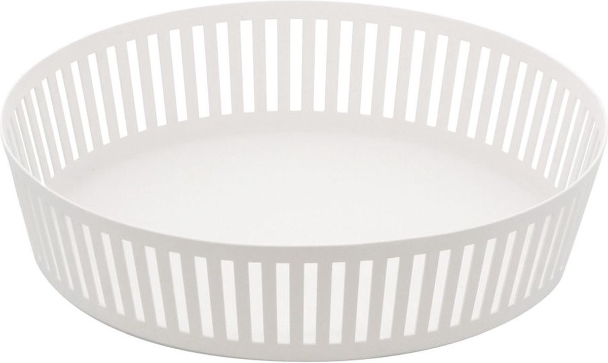 Cesta de frutas Yamazaki - ancha - torre - blanco