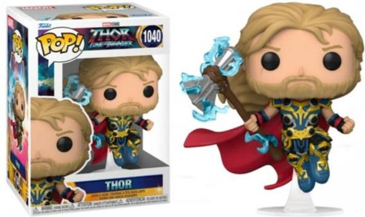 Funko pop meraviglia: thor: tuono d'amore - thor - pop #1041