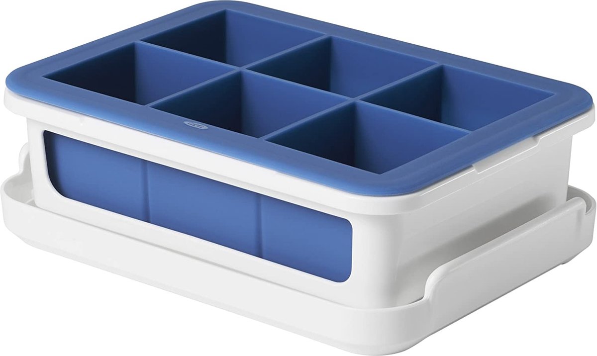 Oxo - cubitera de hielo - dos capas - cubitos grandes