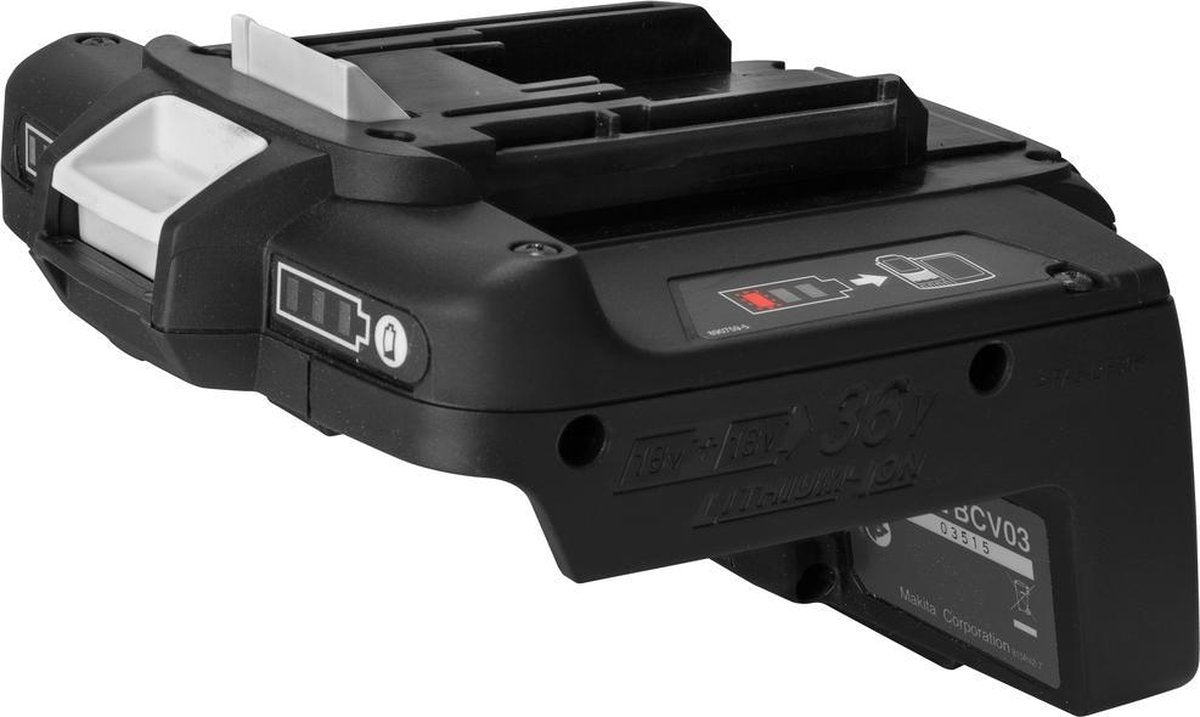 Adattatore batteria Makita bcv03 per macchine 36v (2x da 18v a 36v)