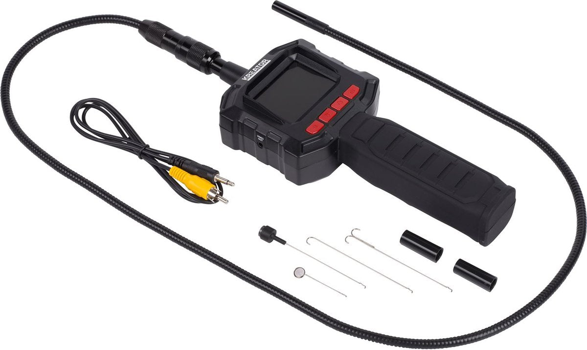 Kreator krt720001 inspectiecamera - lcd scherm - endoscoop ø 8mm