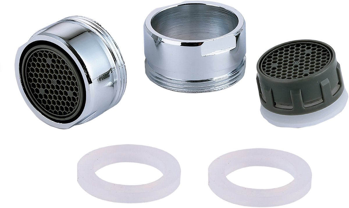 Kirchhoff eco-save jet regolatore - cromo - m24ag - 6l min - protezione dal calcare (2x)