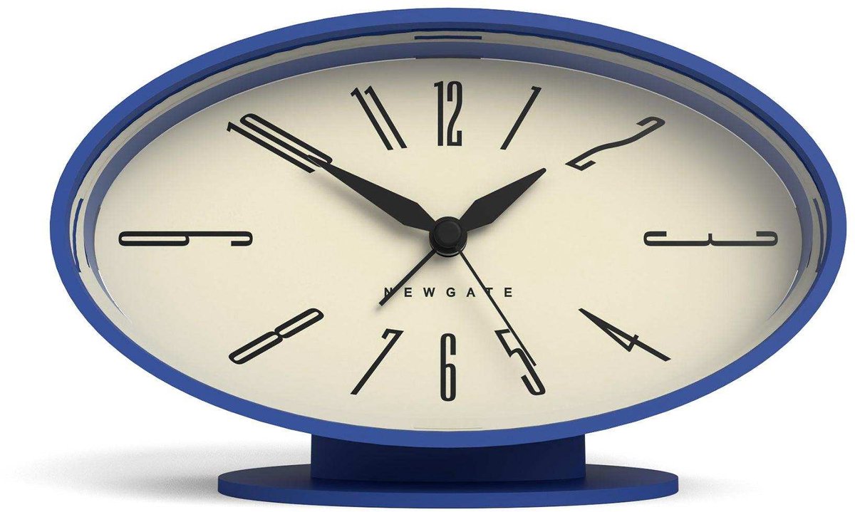 Newgate ronnie - reloj despertador - azul