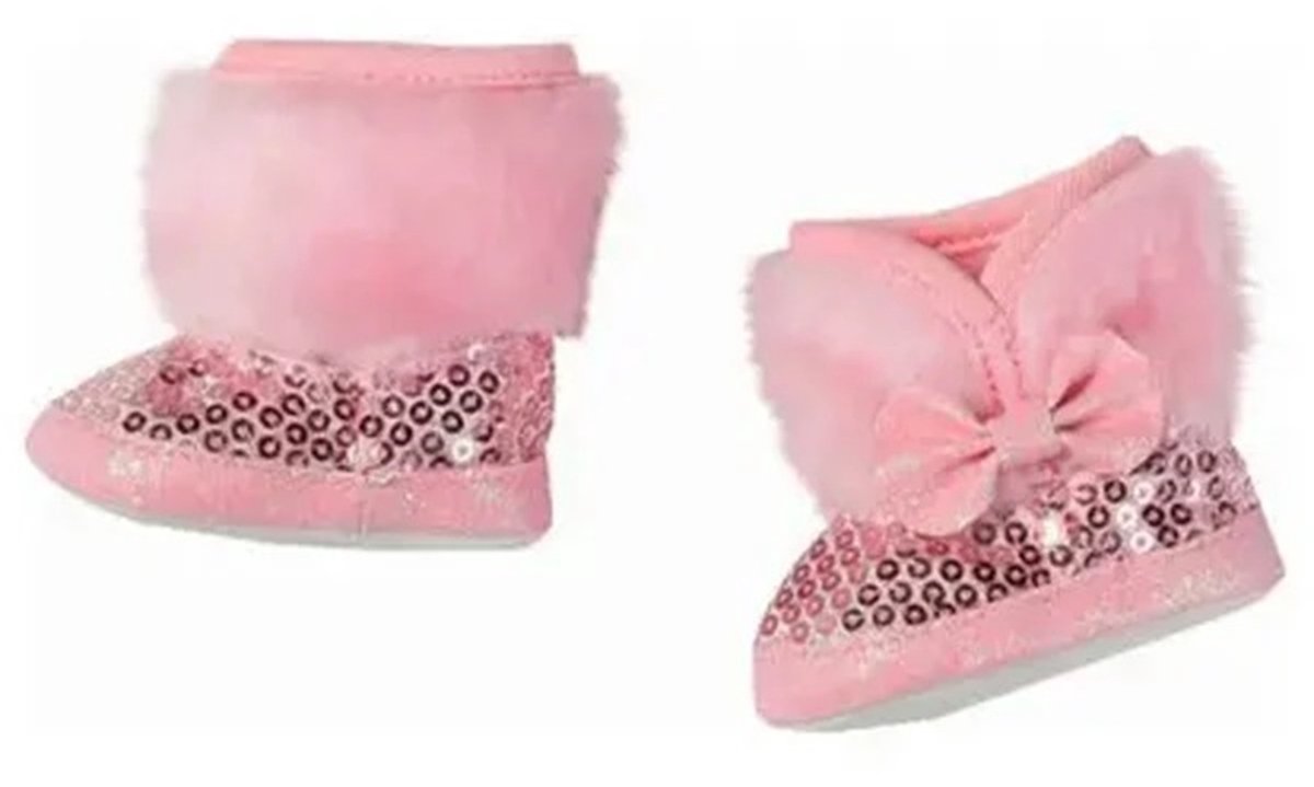 Botas de invierno zapf Creation bebé nacido plata