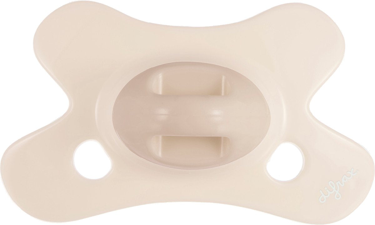 Difrax fopspeen uni edelsteen earth moonstone naturel 0-6mnd